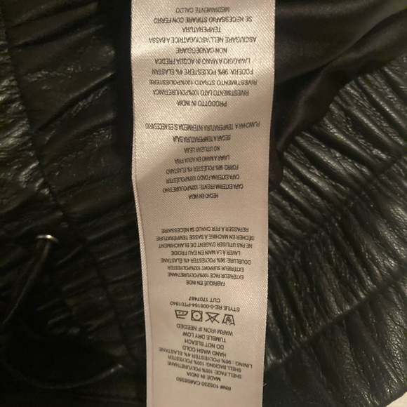 Joie faux leather joggers black size XS - Picture 7 of 7